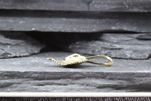 Load image into Gallery viewer, 14K Green Gold Aspen Leaf Pendant On A 14K Yellow Gold Chain, View #8