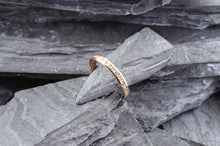 Load image into Gallery viewer, Timeless 14 Karat Rose Eternity Band Anniversary Ring Set With 28 Round Diamonds