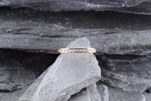 Load image into Gallery viewer, 14 Karat Rose Eternity Band Anniversary Ring With 34 Round Diamonds