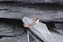 Load image into Gallery viewer, 14 Karat Rose Eternity Band Anniversary Ring With 34 Round Diamonds