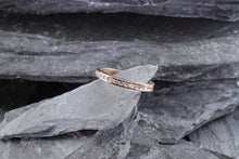 Load image into Gallery viewer, 14 Karat Rose Eternity Band Anniversary Ring With 34 Round Diamonds