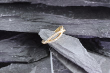 Load image into Gallery viewer, 14 Karat Rose Half Anniversary Anniversary Ring With 59 Round Diamonds, View #2