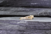Load image into Gallery viewer, 14 Karat Rose Half Anniversary Anniversary Ring With 59 Round Diamonds, View #5