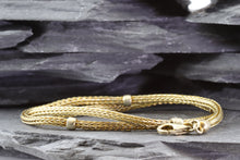 Load image into Gallery viewer, 16" Gold Plated Sterling Silver Greek Chain With Accents, View #1