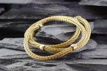 Load image into Gallery viewer, 16" Gold Plated Sterling Silver Greek Chain With Accents, View #2