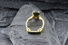 Load image into Gallery viewer, 18K Ballerina Fashion Ring With One Cushion Pink Sapphire And 34 Round Diamonds, View #4