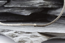 Load image into Gallery viewer, 20 Two Tone Sterling Silver and Blackened Wheat Chain, View #3