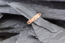 Load image into Gallery viewer, Lady's Rose 18 Karat Satin & Polished Contemporary Fashion Ring With Blue Diamonds, View #2