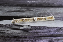 Load image into Gallery viewer, Platinum And 14K Yellow Gold Broach Set With A Diamond