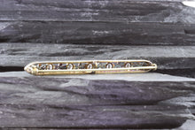 Load image into Gallery viewer, Platinum And 14K Yellow Gold Broach Set With Diamonds, View #3