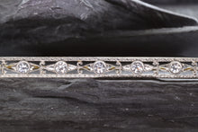 Load image into Gallery viewer, Platinum And 14K Yellow Gold Broach Set With Diamonds, View #6