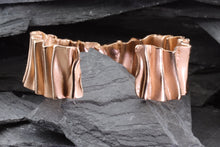 Load image into Gallery viewer, Rose Gold Over Sterling Silver Cuff Bracelet, View #6