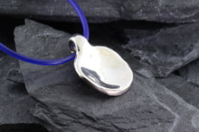 Load image into Gallery viewer, Sterling Silver Alpinvita Pendant With 18 In Blue Sport Necklace, View #3