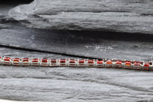 Load image into Gallery viewer, Sterling Silver And Ruby Tennis Bracelet Set With: 46 Princess Cut Rubies, View #3