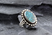 Load image into Gallery viewer, Sterling Silver And Turquoise Ring View #2