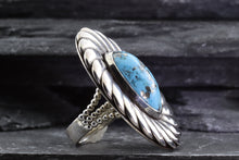 Load image into Gallery viewer, Sterling Silver And Turquoise Ring, View #4