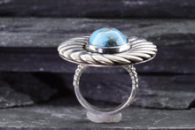 Load image into Gallery viewer, Sterling Silver And Turquoise Ring, View #7