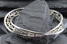 Load image into Gallery viewer, Sterling Silver Bangle, Ankh, View #1