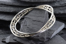 Load image into Gallery viewer, Sterling Silver Bangle, Ankh, View #2