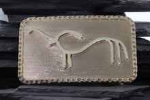 Load image into Gallery viewer, Handmade Sterling Silver Elk Belt Buckle, View #2