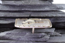 Load image into Gallery viewer, Handmade Sterling Silver Elk Belt Buckle, View #4