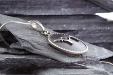 Load image into Gallery viewer, Sterling Silver Elk Petroglyph Pendant, View #4