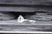 Load image into Gallery viewer, Sterling Silver Herkimer Diamond Ring, Size 6.75, View #4