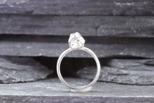 Load image into Gallery viewer, Sterling Silver Herkimer Diamond Ring, Size 6.75, View #5