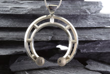 Load image into Gallery viewer, Sterling Silver Naja Embellished Pendant With Ceremonial Dancers, View #!