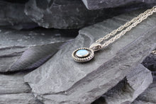 Load image into Gallery viewer, Sterling silver Opal Doublet Pendant Set, View #2