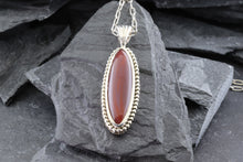Load image into Gallery viewer, Sterling Silver Pendant Set with Agate, View #2