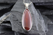 Load image into Gallery viewer, Sterling Silver Pendant Set with Agate, View #2
