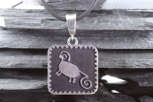 Load image into Gallery viewer, Sterling Silver Ram Petroglyph Pendant, View #1