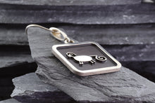 Load image into Gallery viewer, Sterling Silver Ram Petroglyph Pendant, View #3