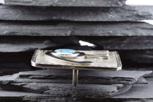 Load image into Gallery viewer, Sterling Silver Sacred Bird Belt Buckle Set With Turquoise, View #5