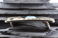 Load image into Gallery viewer, Sterling Silver Sacred Bird Belt Buckle Set With Turquoise, View #4