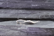 Load image into Gallery viewer, Sterling Silver Satin Finish Aspen Leaf Pendant Set, View #7