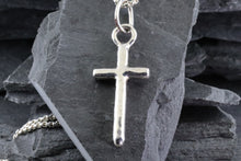 Load image into Gallery viewer, Sterling Silver Wandering Saints Cross Pendant, View #2
