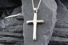 Load image into Gallery viewer, Sterling Silver Wandering Saints Cross Pendant, View #3