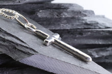 Load image into Gallery viewer, Sterling Silver Wandering Saints Cross Pendant, View #4