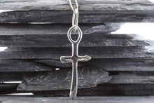 Load image into Gallery viewer, Sterling Silver Wandering Saints Embossed Cross Pendant, View #1