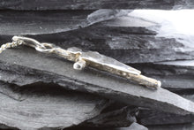 Load image into Gallery viewer, Sterling Silver Wandering Saints Embossed Cross Pendant, View #3