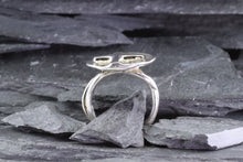 Load image into Gallery viewer, Sterling Silver Wandering Saints Embossed Cross Ring, View #5