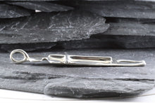 Load image into Gallery viewer, Sterling Silver Wandering Saints Embossed Risen Christ Cross Pendant, View #4