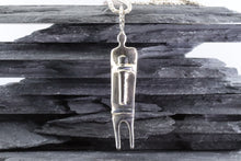 Load image into Gallery viewer, Sterling Silver Wandering Saints Embossed Risen Christ Cross Pendant, View #1