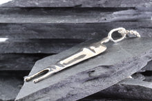 Load image into Gallery viewer, Sterling Silver Wandering Saints Embossed Risen Christ Cross Pendant, View #3