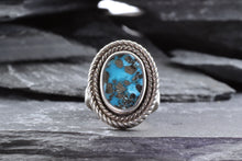 Load image into Gallery viewer, Sterling Silver and Turquoise Ring, View #1