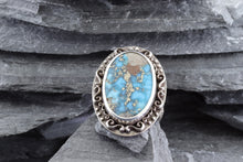 Load image into Gallery viewer, Sterling Silver and Turquoise Ring, View #1