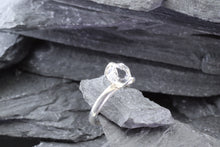 Load image into Gallery viewer, This Herkimer Diamond Is Set In Sterling Silver Size 5.5, View #3