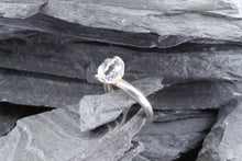 Load image into Gallery viewer, This Herkimer Diamond Is Set In Sterling Silver Size 5.5, View #4